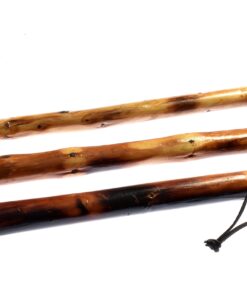 Alternative view of SE 3 Piece 55" Detachable Wood Walking/Hiking Stick - Asian Bianbai with Metal Tip, Reinforced Rubber Tip, and Water-Resistant Travel Pouch - Portable and Durable for Outdoor Adventures