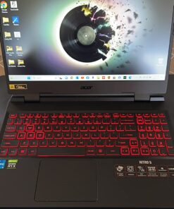 Acer Nitro 5 AN515-58-57Y8 Gaming Laptop | Intel Core i5-12500H | NVIDIA GeForce RTX 3050 Ti Laptop GPU | 15.6" FHD 144Hz IPS Display | 16GB DDR4 | 512GB Gen 4 SSD | Killer Wi-Fi 6 | Backlit Keyboard i5-12500H / RTX3050Ti 83 71q09jggERL