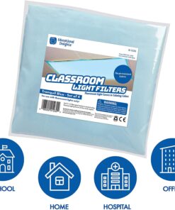 Alternative view of Educational Insights The Original Fluorescent Light Filters: Tranquil Blue 4-Pack, Fluorescent Light Covers, Easy Install for Classrooms, Office, Hospitals & Home, Teacher Classroom Essentials