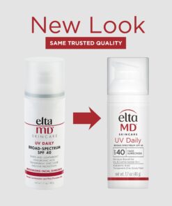 Alternative view of EltaMD UV Daily Face Sunscreen with Zinc Oxide, SPF 40 Facial Sunscreen, Helps Hydrate Skin and Decrease Wrinkles, Lightweight Face Moisturizer Sunscreen, Absorbs into Skin Quickly, 1.7 Oz Pump