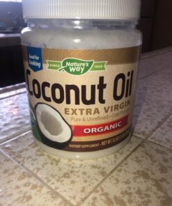 Nature's Way Organic Extra Virgin Coconut Oil, Pure Source of MCTs, Cold-Pressed, 32 Oz. 2 Pound (Pack of 1) 32 71q0y55XbQL