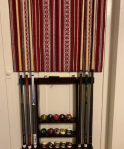 Alternative view of Set of 4 Pool Cues New 58" Billiard House Bar Pool Cue Sticks SET15~18
