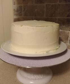 Ateco Cast Iron and Non-Slip Pad Cake Stand, 12 inch, White #612 12" Round, Cast Iron Base 35 71q16SHh7IL