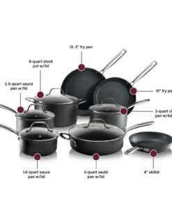 Alternative view of KJNS 13 Piece Hard Cookware Set Slirr Kitchen cookware sets Cookware sets Kitchen set Cookware sets Utensil set Kitchen essentials Kitchen supplies Kitchen utensil set Cooking set