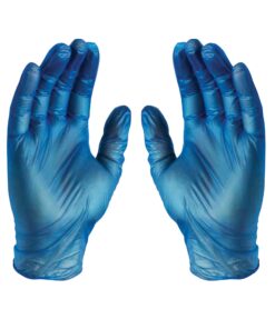 GLOVEWORKS Blue Vinyl Light-Industrial Disposable Gloves, 3 Mil, Food-Safe, Latex & Powder-Free, Medium, Case of 1000 10 71q2F9YukmL