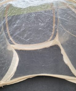 EighteenTek Holiday Decoration Sports Tent with Sealed Floor - Instant Tent Shelter - Outdoor Bubble Tent 1-6 Person - Rain Tent Camping Sun Shelter Pop Up - Clear, Patent Protected Design 72"x72"x65"h 58 71q2TOH4snL 1