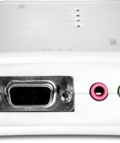 TRENDnet 4-Port USB KVM Switch and Cable Kit With Audio, Manage 4 Computers, USB Switch, Windows, Linux, Auto-Scan, Plug And Play, Hot Pluggable, 2048 x 1536 VGA Resolution, White, TK-409K 4 Port Audio w/ Cables 23 71q2hnLrpxL