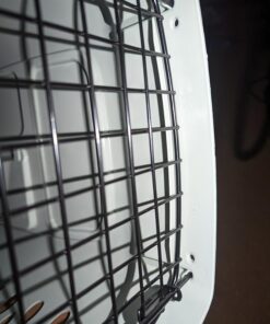 Petmate Pet Porter Fashion Dog Kennel 24", Pale Aqua & Black, for Pets 15-20lbs 24.1"L x 16.7"W x 14.5"H Pale Blue 42 71q3QsoXkeL