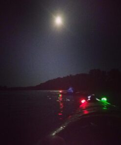 Bright Eyes Green & Red Portable Marine LED Boating Lights - Boat Bow or Stern Safety Lights - Water-resistant 36 71q46J NuRL