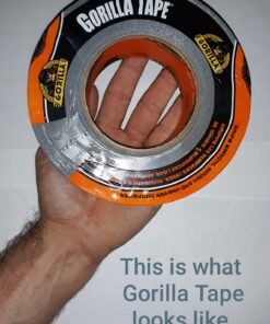 Gorilla Black Duct Tape, 1.88" x 35 yd, Black, (Pack of 1) 1 Pack 65 71q4QxK3beL