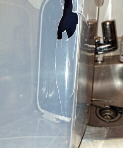 IRIS USA 33qt/25lbs Airtight Pet Food Container With Casters, Navy 25 lbs Blue 55 71q4laPt6wL