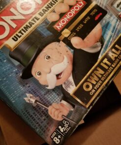 Hasbro Gaming Monopoly Ultimate Banking Edition Board Game for Families and Kids Ages 8 and Up, Electronic Banking Unit (Amazon Exclusive) 47 71q4vtfoCgL