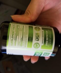 Zhou Natural Caffeine Pills 100mg with L-Theanine 200mg, Nootropic Supplement, Clean Energy, Endurance and MentalFocus, Non-GMO, Vegan, Gluten-Free, 60 Capsules 25 71q5CcyJYQL