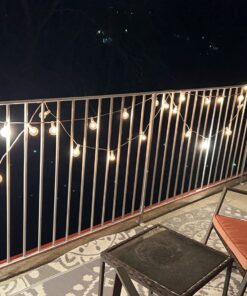 Brightown G40 Replacement LED Light Bulbs, 25 Pack Clear Globe Bulb fits E12 C7 Candelabra Screw Base Sockets, 1.5 Inch Dimmable Edison Light Bulbs for Indoor Outdoor Patio Decor, Warm White Clear-led 34 71q5JtC8VjL