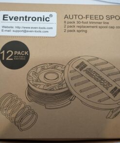 10 Pack String Trimmer Replacement Spool Compatible with Black+Decker, 240ft 0.065" AF-100 Autofeed Replacement Spools - Compatible with Black+Decker String Trimmers(8-Line Spool + 2 Cap+2 Spring) 31 71q5ZIldOVL