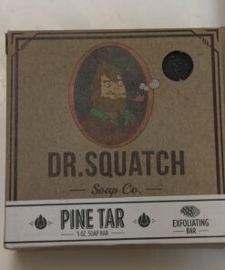 Dr. Squatch All Natural Bar Soap for Men with Heavy Grit, Pine Tar 20 71q5senGWL