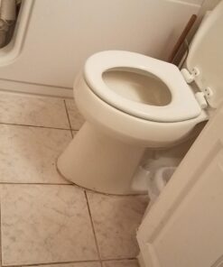 Alternative view of MAYFAIR 864SLOWB 000 Alesio II Toilet Seat will Slow Close, Never Loosen and Provide the Perfect Fit, ROUND, Highly Stylized Durable Enameled Wood, White 1 Pack - ROUND