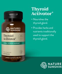 Nature's Sunshine Thyroid Activator 100 Capsules 11 71q6WtqCByL