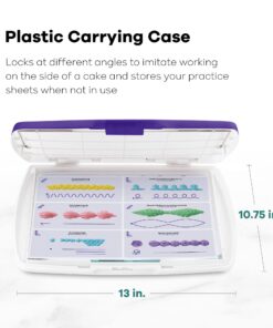 Wilton Set Practice Board, 13 x 10.75-Inch, White/Purple 26 71q6wnYJzmS