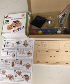 Wooden Solar Model Cars to Build for Kids 9-12, Educational Science Kits for Kids Age 12-14, Gifts for 10+ Year Old Boys Girls, Science Experiments for Kids 9-12 Engineering Toys Robotics STEM Kit 40 71q7HMcVojL