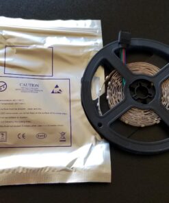 SUPERNIGHT LED Strip Light, 2835 SMD RGB Multi-Color Changing Lights, 16.4ft 300 LEDs Rope with IR Remote Controller, 12V Power Supply for Bedroom, TV-Back Lighting, Halloween, Christmas 2835RGB 24Keys 76 71q7O4rKVxL