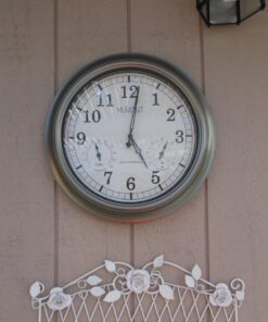 La Crosse Technology WT-3181PL-INT 18 inch Atomic Outdoor Clock with Temperature & Humidity 18" Standard Packaging 22 71q7ljjVQDL