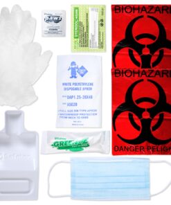 Blood Borne Pathogens Clean Up Kit Plastic Case 10 71q9RomaK2L