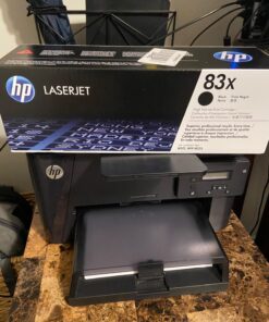 HP 83X Black High-yield Toner Cartridge | Works with HP LaserJet Pro M201, HP LaserJet Pro MFP M225 Series | CF283X 22 71q9vx2CFL