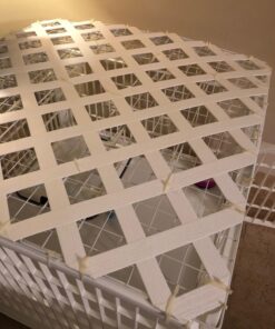 IRIS USA 24-inch Exercise 4-Panel Pet Playpen with Door, White 4 Panel w/ door 40 71qAhH7zoqL