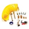Primefit Pri-6044 IK1016S-20 Deluxe 1/4" Air Compressor Accessory Kit Including 1/4" Recoil Airhose 7 71qB0LwPk4L