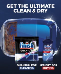 Finish - Quantum - 82ct - Dishwasher Detergent - Powerball - Ultimate Clean & Shine - Dishwashing Tablets - Dish Tabs (Packaging May Vary) 31 71qB15sFISL 2