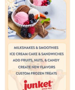 Junket Ice Cream Mix Bundle - 2 Vanilla, 2 Chocolate, 2 Strawberry (6 Total) 21 71qB2bkvq5L