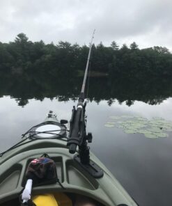 Scotty #282-BK Baitcaster Rod Holder w/Gearhead & Track (Black) Black 54 71qBFDcNoBL