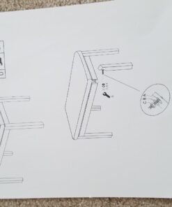 HOMCOM Piano Bench, Duet Piano Chair with Faux Leather Padded Cushion and Wooden Frame, Button Tufted Keyboard Bench, White Country White 51 71qBMnTy0L