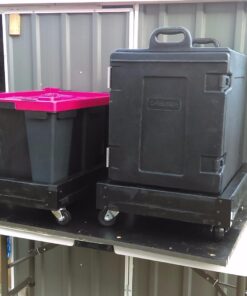 Carlisle FoodService Products Cateraide Plastic Insulated Food Container, Portable Food Warmer, Food Pan Carrier with Versatile Capacity for Parties, Catering, Buffets, 5 Full Pans, Black 38 71qCCioNooL