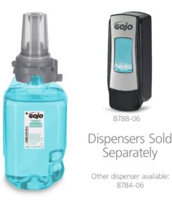 GOJO Botanical Foam Handwash, Botanical Fragrance, 700 mL Hand Soap Refill for GOJO ADX-7 Push-Style Dispenser (Pack of 4) - 8716-04 Green 14 71qCWalq LL