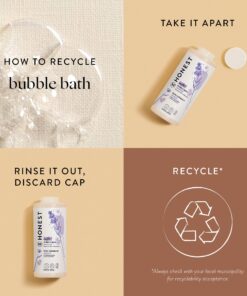The Honest Company Foaming Bubble Bath | Gentle for Baby | Naturally Derived, Tear-free, Hypoallergenic | Lavender Calm, 12 fl oz 30 71qCeNPJ L