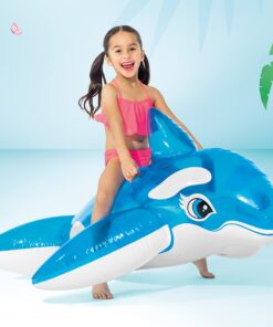 Intex Lil' Whale Ride-On, 60" X 45", for Ages 3+ 9 71qClPNW0EL