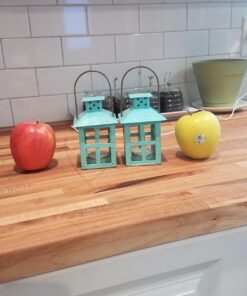 Kate Aspen, Distressed Metal Vintage Decorative Mini Lantern, Centerpiece, Party Favor, 2.5 x 2.5 x 6.5, Blue Small 61 71qD3B9wsQL