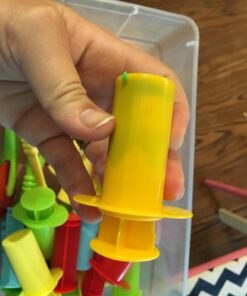 Carykon Dough Extruders Set Assorted Designs, Set of 10, 5 Patterns - Random Colors 48 71qDQEoMWQL