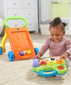 VTech Sit-to-Stand Learning Walker (Frustration Free Packaging) , Orange 16 71qDZLBrAJL