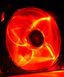 NZXT FZ-120mm LED Airflow Fan Series Cooling Case Fan, Red ( RF-FZ120-R1) Red LED 7 71qDjzQY0CL