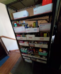 Amazon Basics 5-Shelf Adjustable, Heavy Duty Storage Shelving Unit (350 lbs loading capacity per shelf), Steel Organizer Wire Rack, Black, 36" L x 14" W x 72" H No Wheels 38 71qE9kExXbL