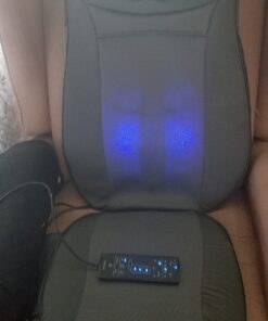 Snailax shiatsu Neck & Back Massager with Heat, Full Back Kneading Shiatsu or Rolling Massage, Massage Chair pad with Height Adjustment, Back Massager for Neck and Shoulder Black SL-233 43 71qENWNox9L