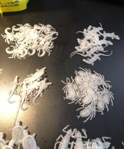 Glow in the Dark Insects - 144 Pieces - Party Favor and Prank Toys - Assorted Reptiles and Bugs Toys – Great for Halloween, Birthday Parties, Piñatas, Prizes and More - by Skeleteen 25 71qENWrgfAL