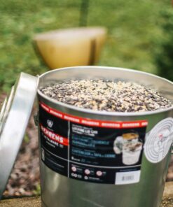 Behrens 6106K Galvanized Steel Locking Lid Trash Can, 6-Gallon 29 71qEW06GGJL