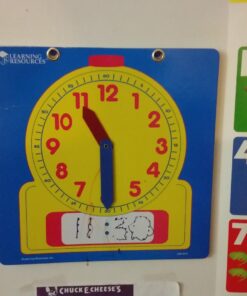 Learning Resources Write & Wipe Demonstration Clock - 1 Piece, Ages 6+ Paper Clocks for Teaching, First Grade Learning Games, Teaching Time Essentials, Homeschool Supplies, Classroom Supplies 27 71qFHc2bMZL 1