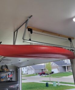 Kayak Storage Hoist - Overhead Pulley System with 125lb Capacity for Canoes, Bikes, Ladders, and More - For up to 12-Foot Ceilings by Rad Sportz 1 Traditional 51 71qFIOkPtHL