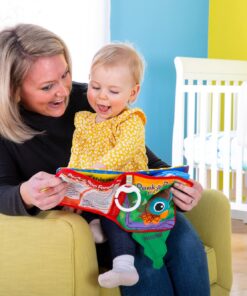Lamaze Peek-A-Boo Forest Soft Baby Book - Clip-On Cloth Book - Washable Crinkling Fabric Pages for Sensory Play - Teething and Learning Toys for Babies - 6 Months and Up 47 71qG4NIjZ8L