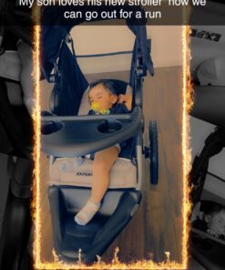 Baby Trend Expedition Jogger Stroller, Phantom 29 71qG5LK8ZsL